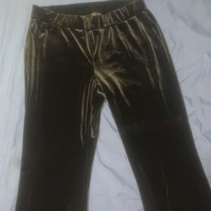 3/$15 Black VELVET comfy pants